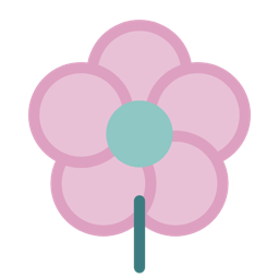 꽃 스티커
